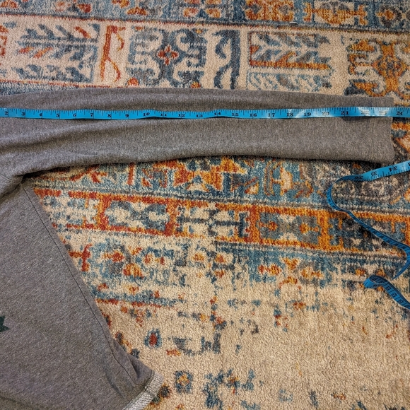 Michigan State Jansport Women's XS Cropped Sweatshirt Spartans Top Gray Green 13 - Picture 6 of 7